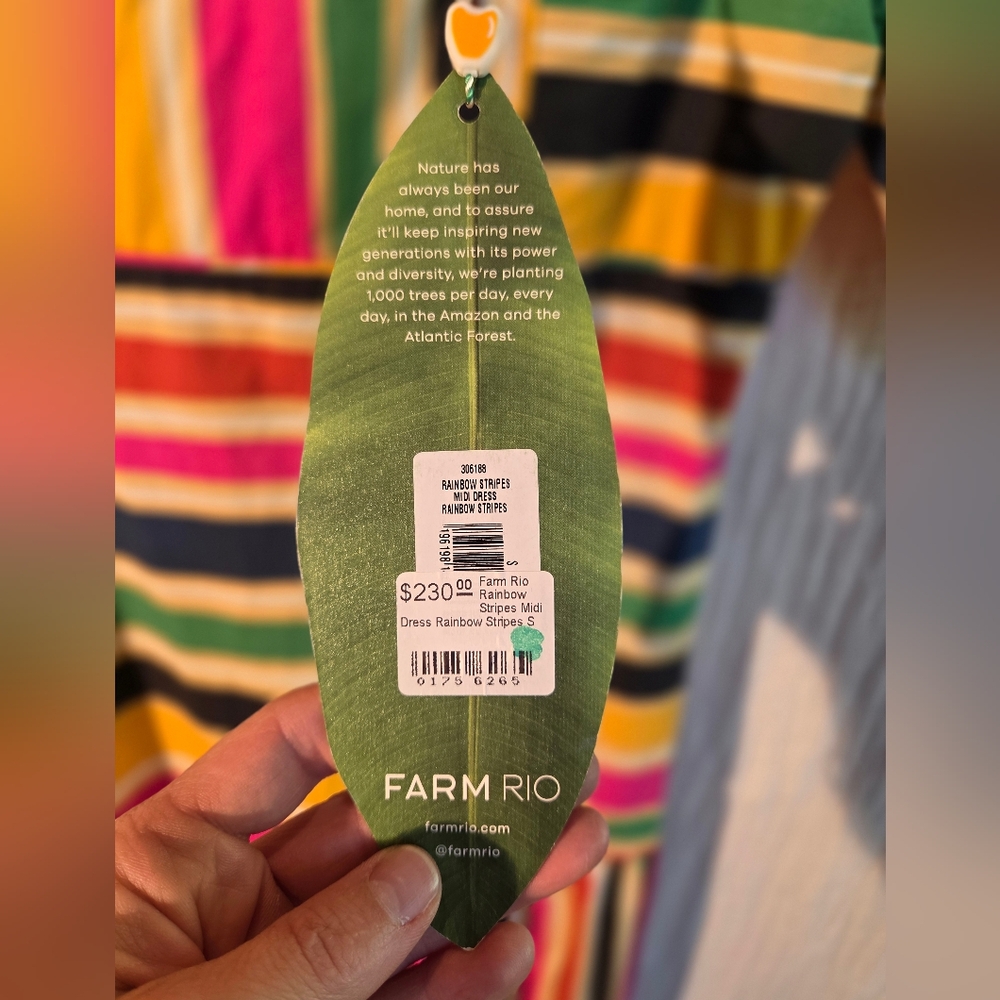 Colorful Striped Women's Dress - Picture 11 of 11